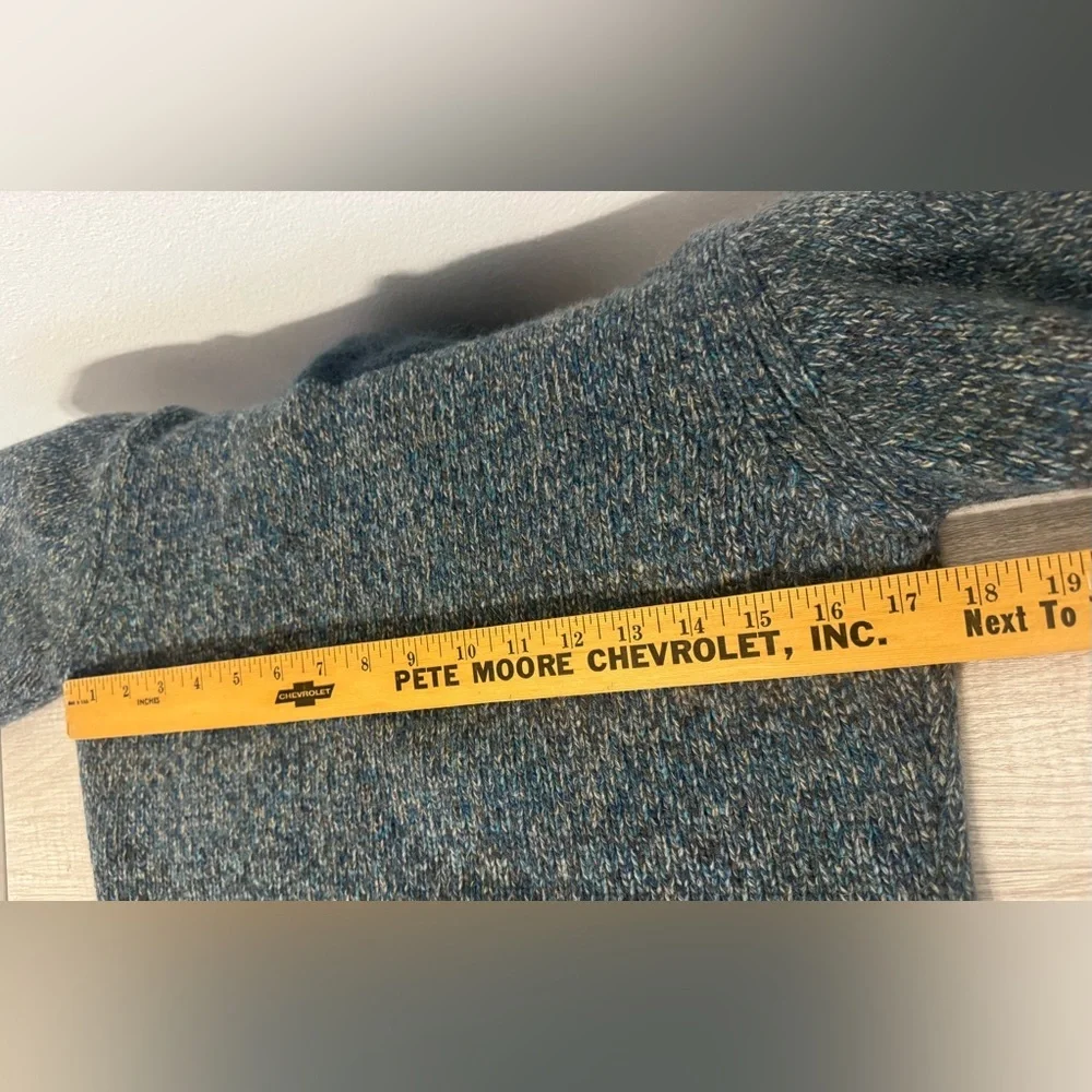 VTG Givenchy Boutique Sweater 80s Wool Blend Fuzzy Collar Made in Japan LG *read - Picture 6 of 9